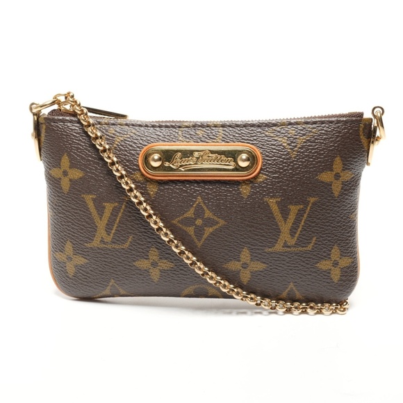Louis Vuitton Handbags - LOUIS VUITTON Authentic Brown Monogram Pochette Shoulder Bag